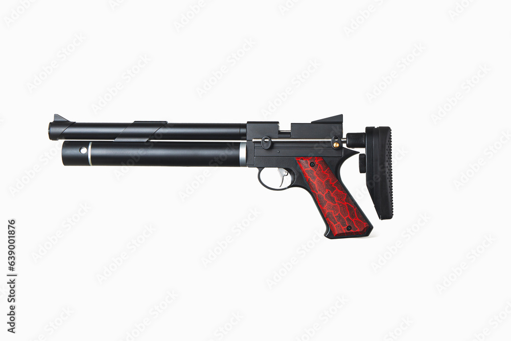Air rifles isolated on the white
Air rifles isolated on the white