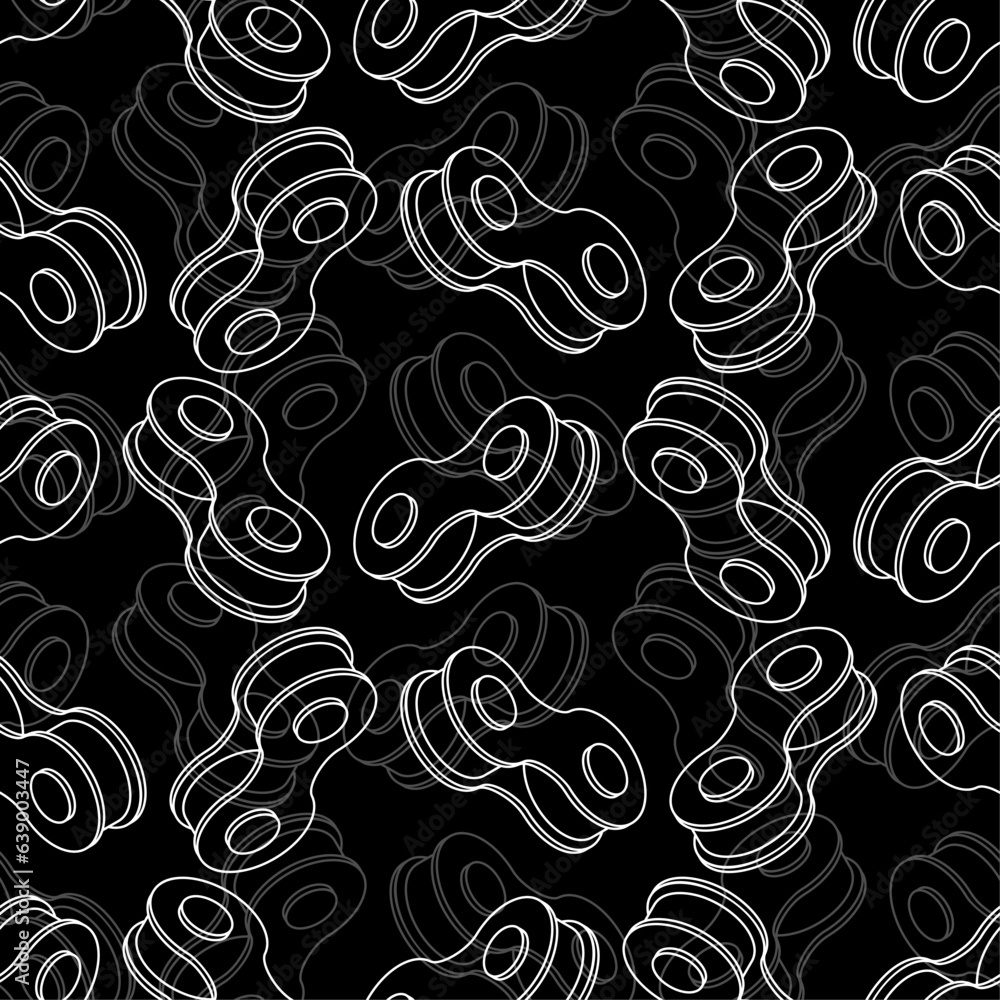 Bicycle chain pattern seamless. Vector background Bicycle chain pattern seamless. Vector background