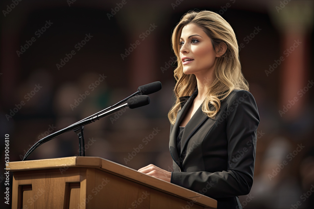 © PaulShlykov - Press statement on behalf of a politician or political party, there are camermans and microphones. © PaulShlykov - Press statement on behalf of a politician or political party, there are camermans and microphones.