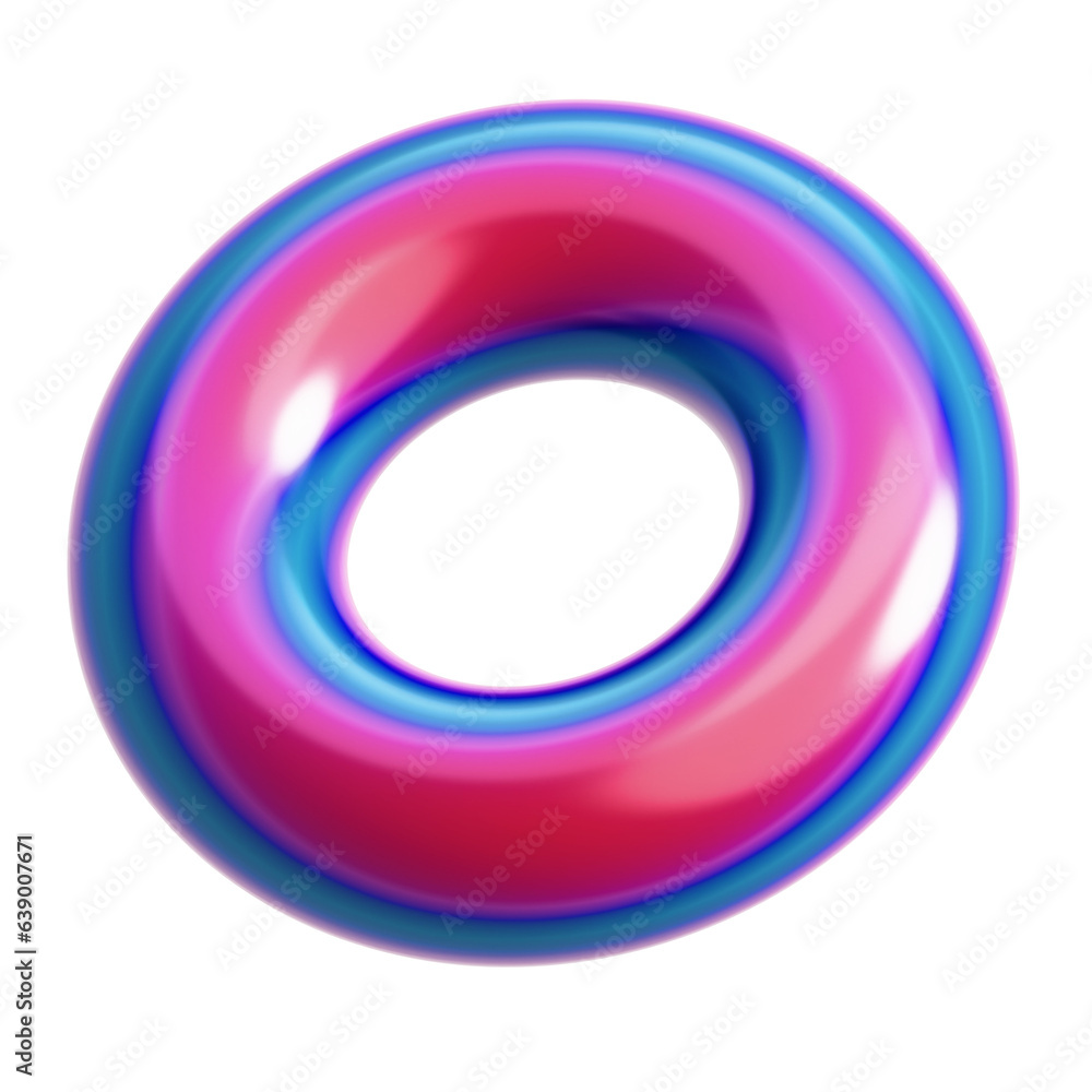 abstract torus 3d illustration abstract torus 3d illustration