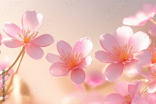 transparent liquid metallic spring flowers. ai generative © Anna