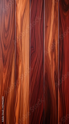 Intense red polished wood that conveys the inner beauty of nature. Mahogany texture background 
