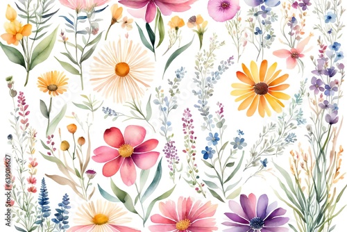 pattern with flowers