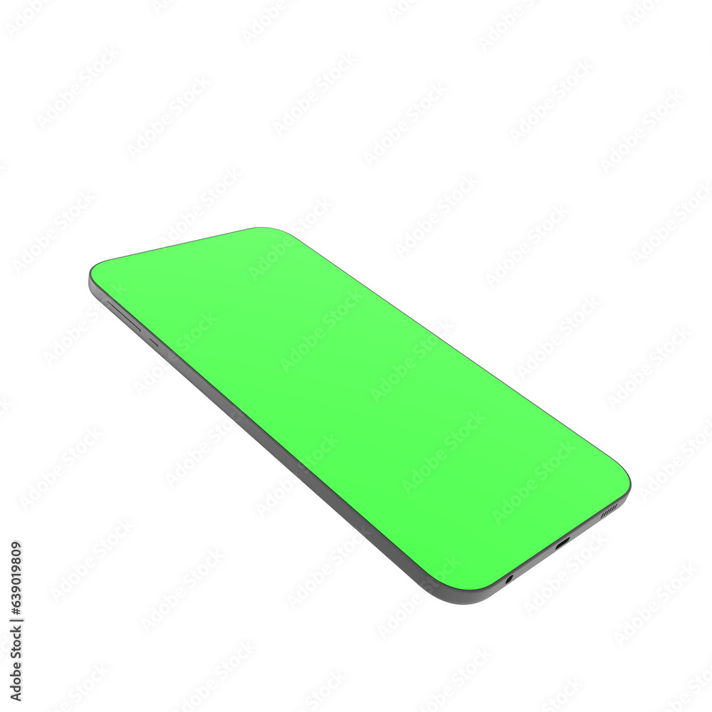 smartphone with green screen isolated apps mockup smartphone with green screen isolated apps mockup