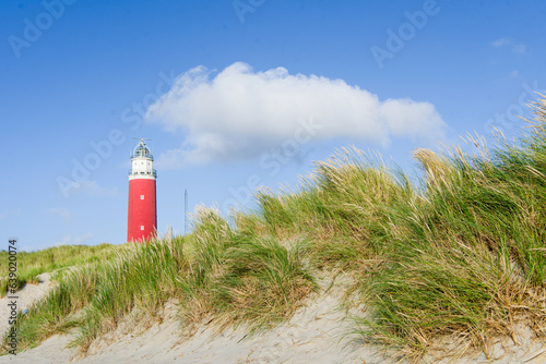 Lighthouse on Texel island in The Netherlands