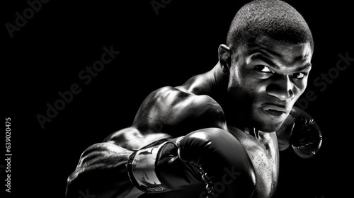 The face of a boxer who deftly dodges a punch, eyes locked on his opponent.