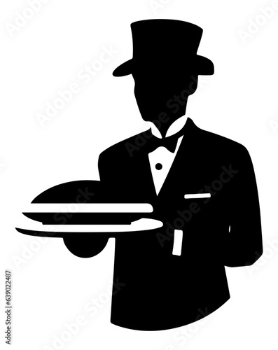 Catering service icon vector