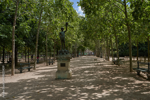 The Jardin du Luxembourg, known in English as the Luxembourg Garden, colloquially referred to as the Jardin du Sénat (Senate Garden), is located in the 6th arrondissement of Paris, France. Creation of