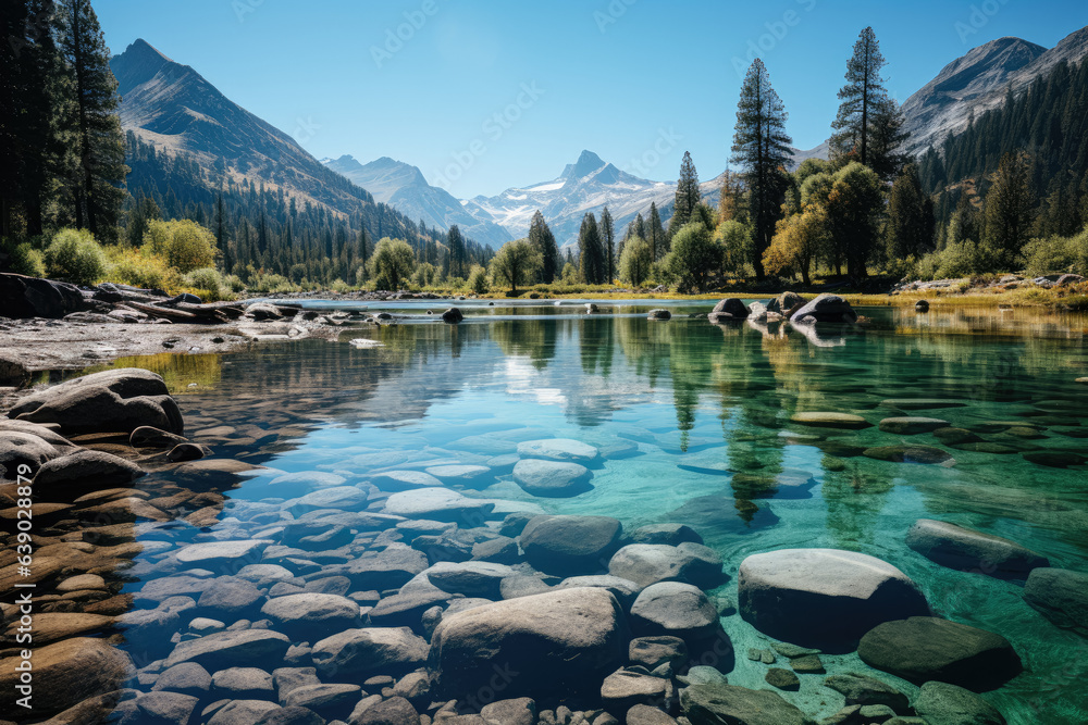 Environmental conservation efforts in national parks. Generative Ai.