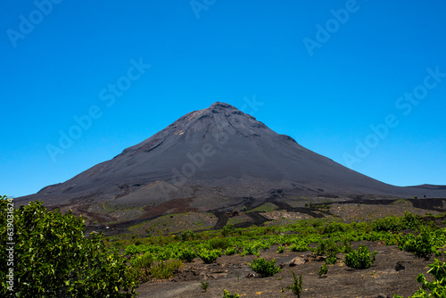 Volcano on The island Fogo, Cape Verde