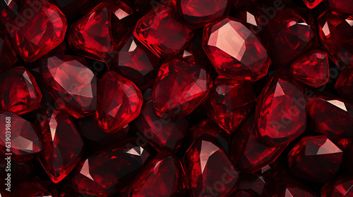 Radiant Ruby: Textured Gemstone Background