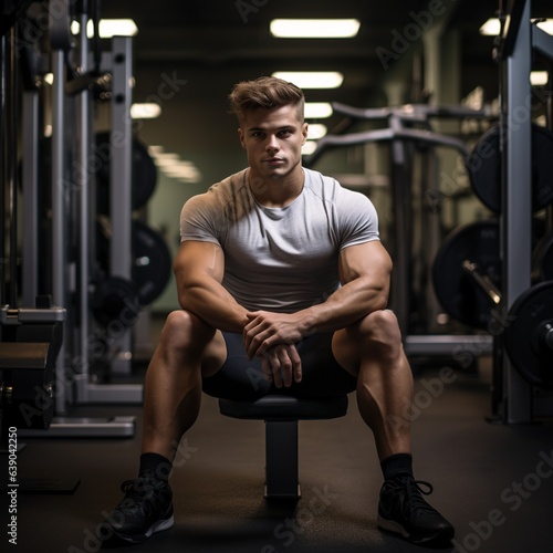 Fitness bodybuilding sports, beautiful muscular relief body, fitness model, working on yourself, efforts to build a beautiful and ideal body, lifestyle regimen, healthy lifestyle, proper nutrition . © Ruslan Batiuk