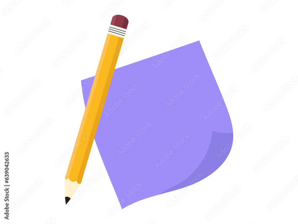 Pencil Vector Isolated Emoticon. Pencil Icon Pencil Vector Isolated Emoticon. Pencil Icon