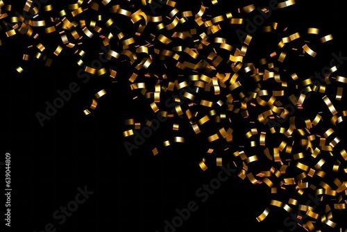 Abstract backdrop with confetti. Merry christmas and happy new year concept. Background