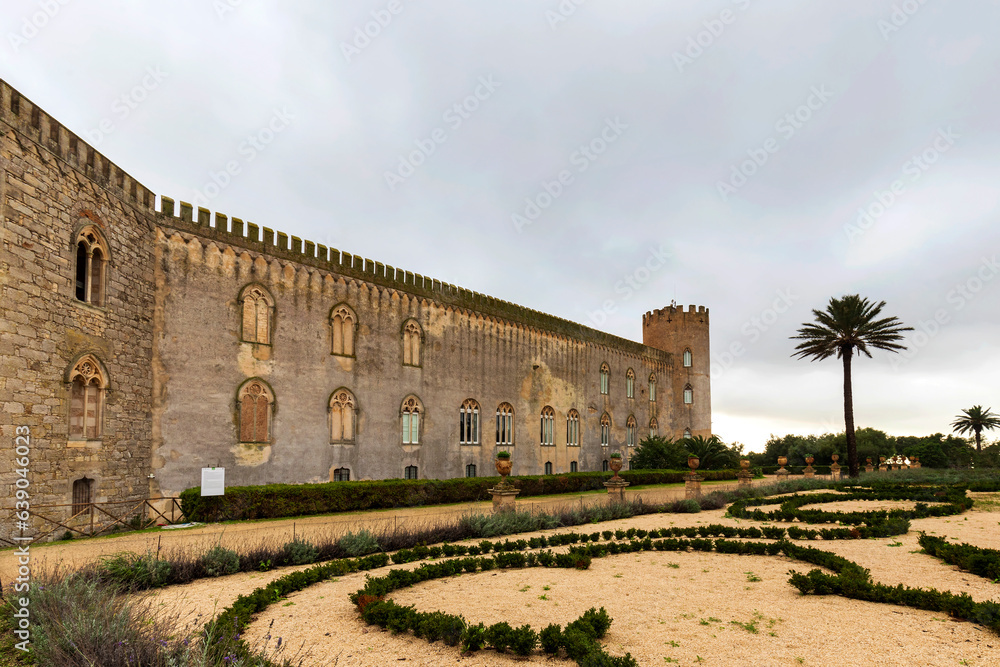 View of the garden and Donnafugata castle