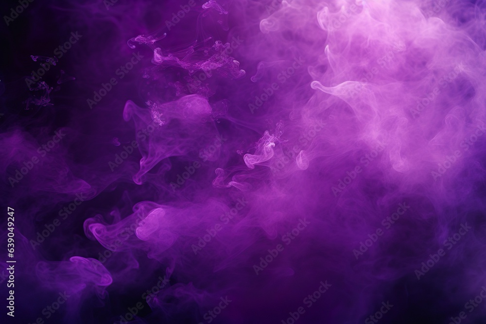 Abstract purple smoke mist fog on particles embers background | Generative AI Abstract purple smoke mist fog on particles embers background | Generative AI