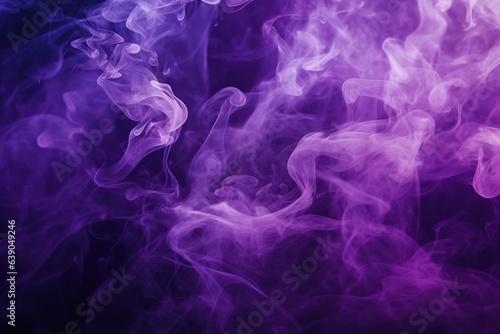 Abstract purple smoke mist fog on particles embers background | Generative AI