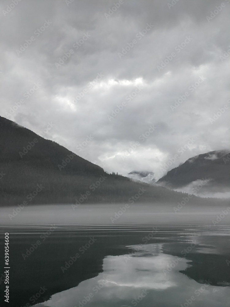 Moody Clouds over the bay in Alaska