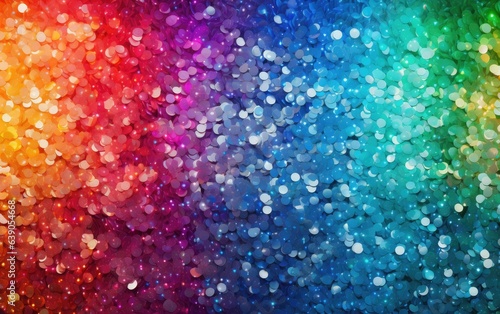 Rainbow color glitter background 