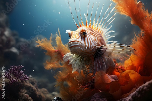 Ein Fisch im Korallenriff. © kashiStock