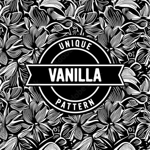 Vanilla Unique Pattern - B&W