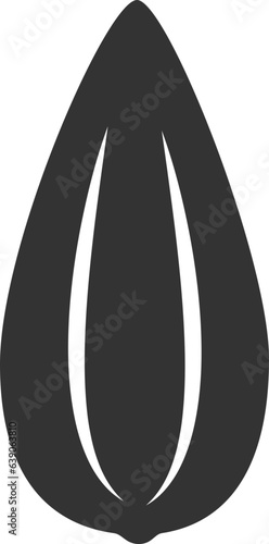 Nut Fill Icon Isolated Element