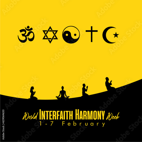 World Interfaith Harmony Week, 1-7 February.