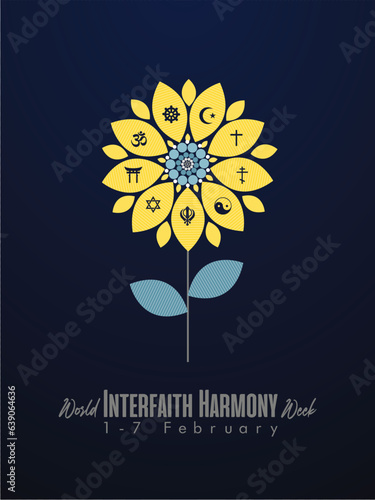 World Interfaith Harmony Week, 1-7 February.