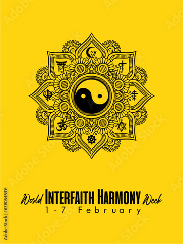World Interfaith Harmony Week, 1-7 February.
