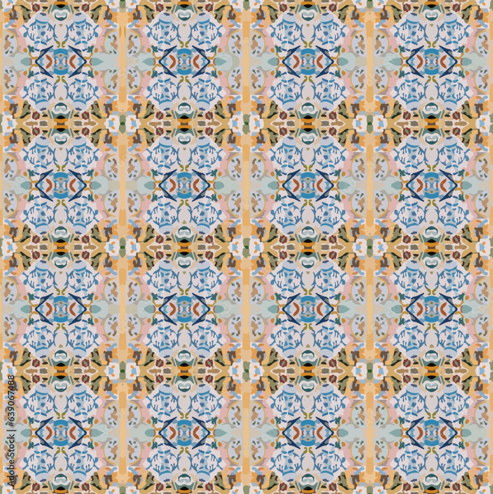 Elegant golden seamless pattern