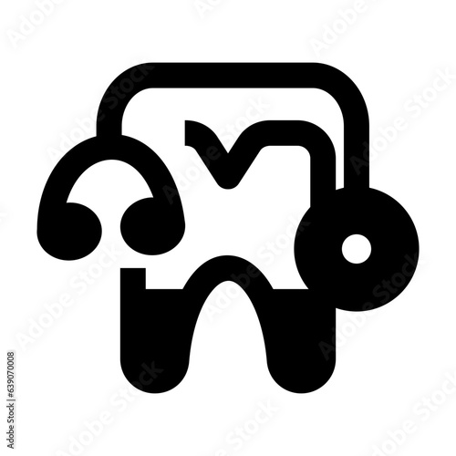 Dentist icon line style
