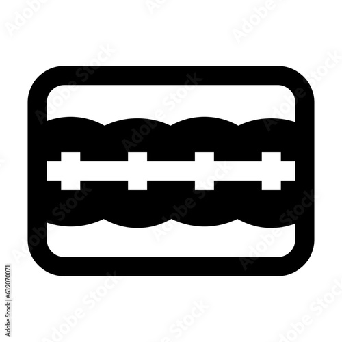 braces icon line style