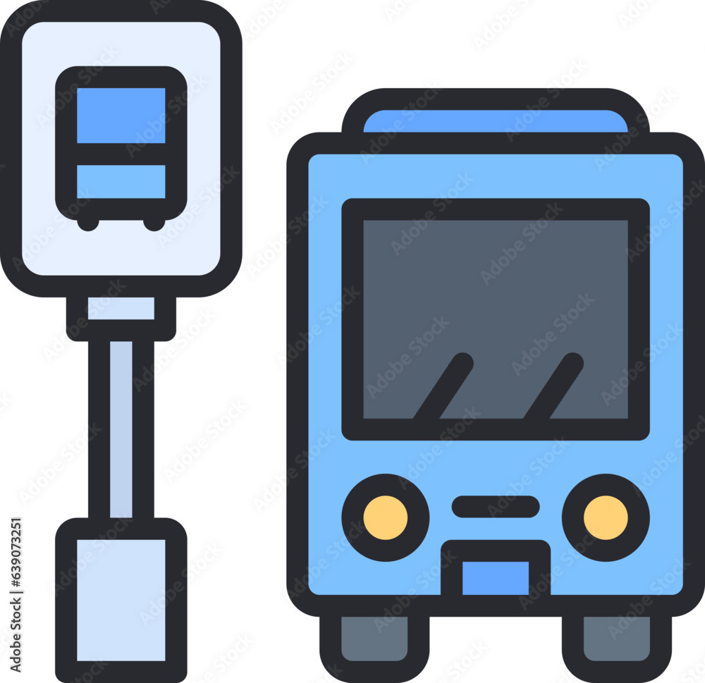 Bus station icon Bus station icon