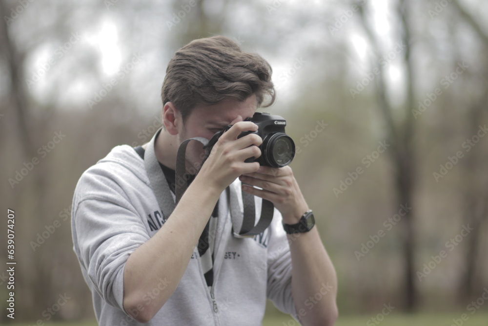 Guy Taking Photograph Guy Taking Photograph