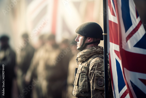 Soldier in the army of the United Kingdom.