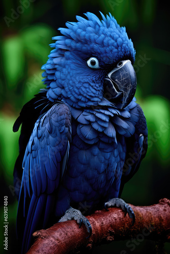 Wallpaper Mural Portrait of Beautiful Blue Macaw Torontodigital.ca