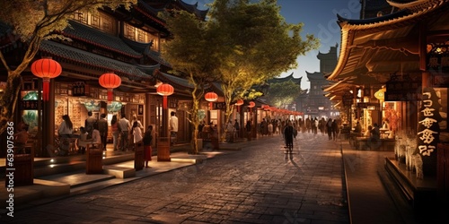 Xi'an commercial street with ethnic characteristics