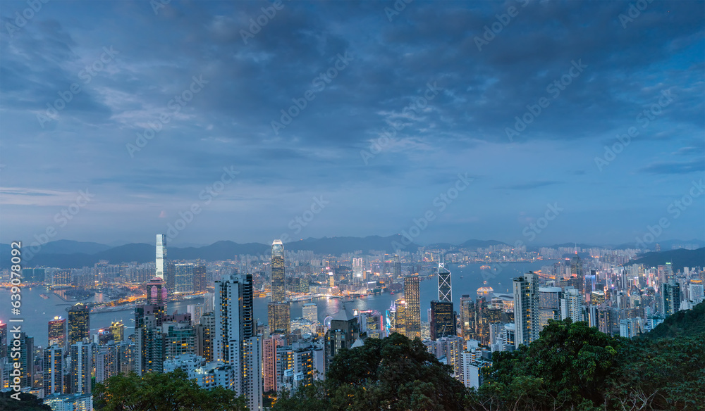 skyscraper of Hongkong
