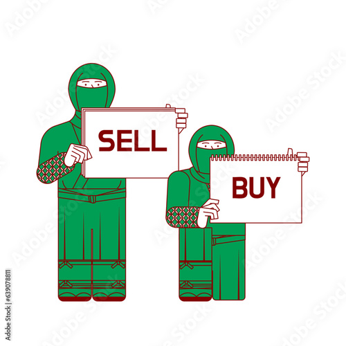 売買する忍者