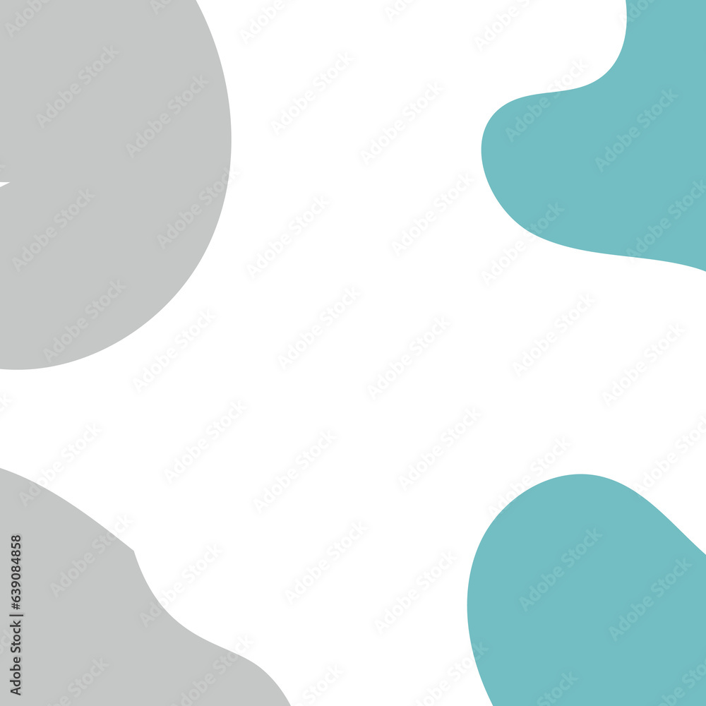 Colorful Abstract Blob Shapes Frame Colorful Abstract Blob Shapes Frame