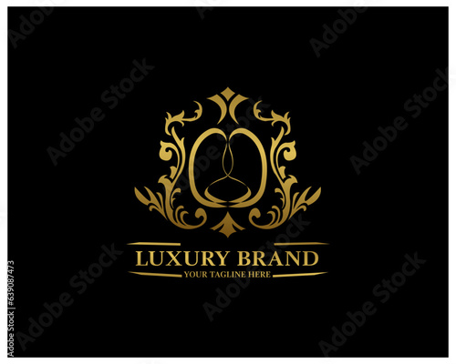 Luxury logo template.