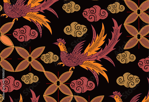 Batik Indonesian: is a technique of wax-resist dyeing applied to whole cloth, or cloth made using this technique originated from Indonesia.