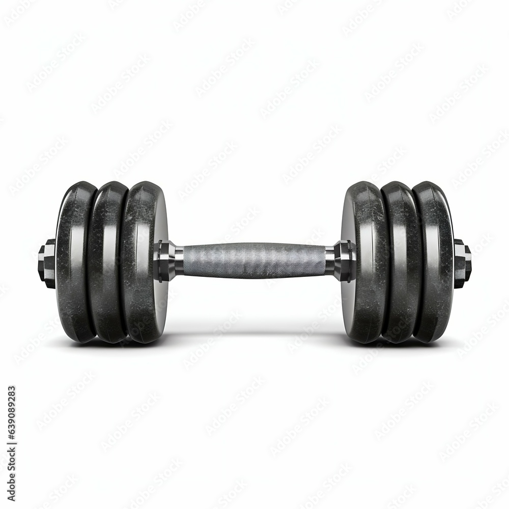 Dumbell isolated on white background Dumbell isolated on white background