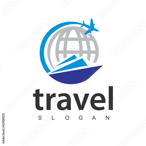 Travel agency business logo. holiday and vacation logo design