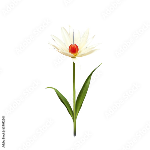 ladybug on flower Flower  plant  blossom  petal  stem  leaf  botanical  garden  nature  HD transparent background PNG Image 