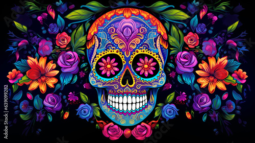 Sugar Skull Patterns: Intricate Dia de los Muertos Designs