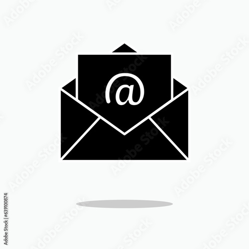 Message Icon. Email Sign. Envelope Symbol - Vector Logo Template.