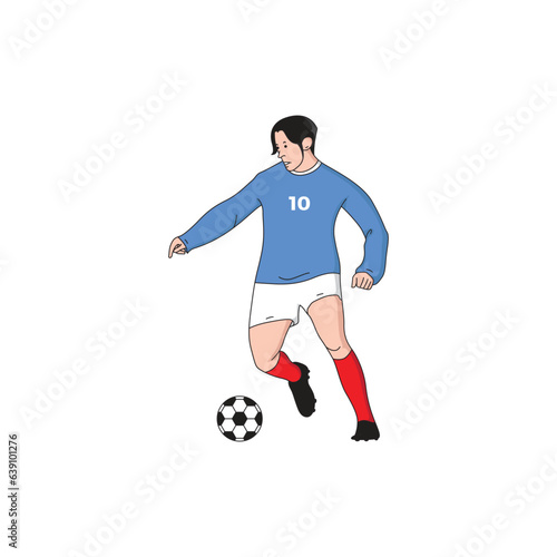 a man is playing ball and dribbling 1