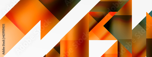 Captivating vector abstraction. Triangles interlock in mesmerizing dance, crafting dynamic geometric backdrop. Fusion of shapes and angles creates artful symphony of modern design