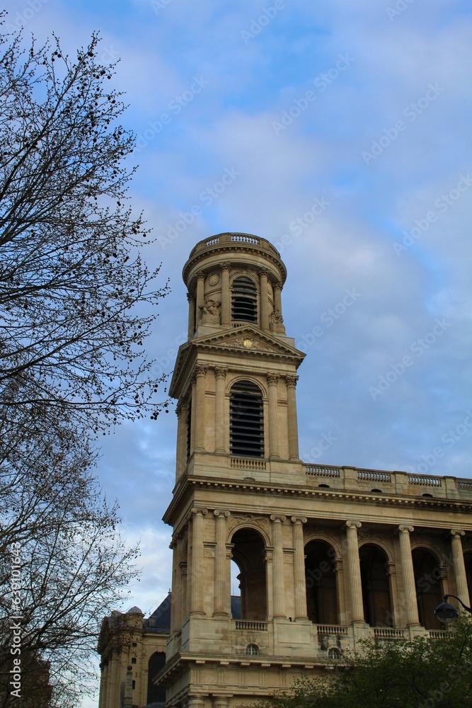The Church of Saint-Sulpice, Paris, France